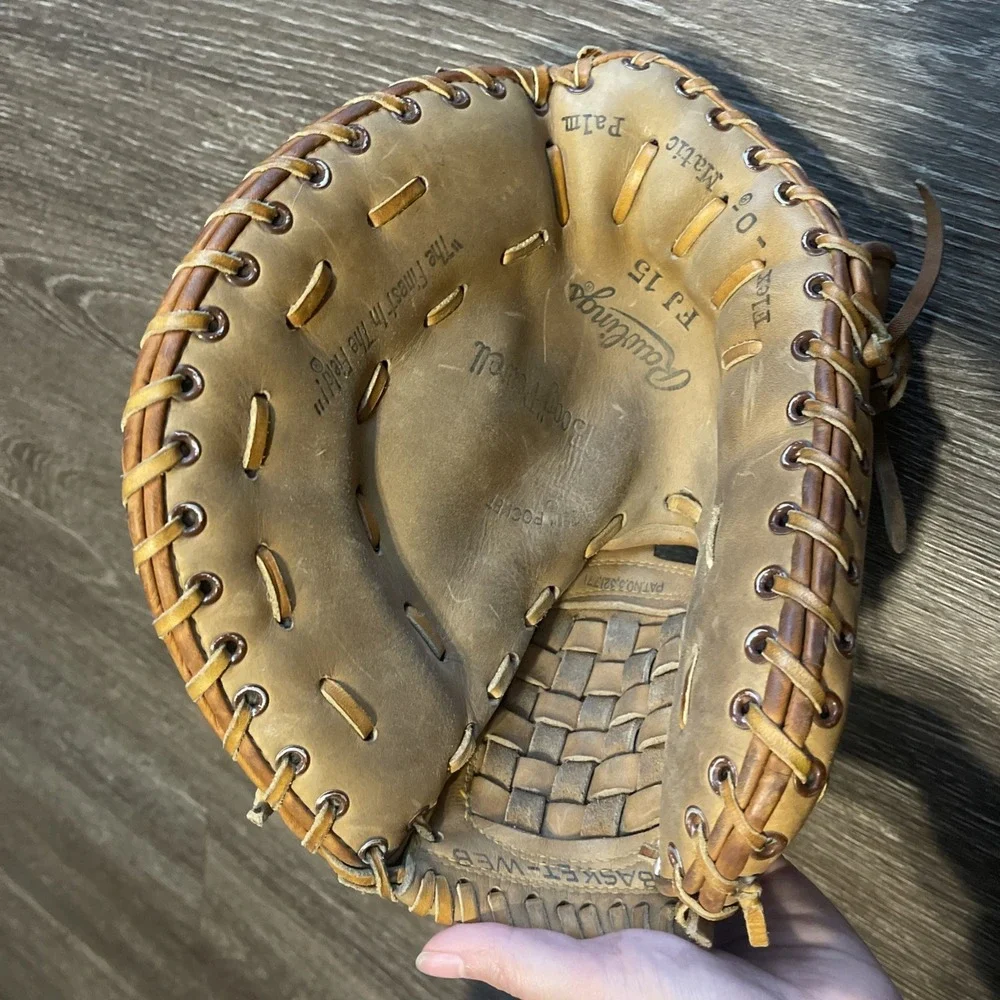 VTG Rawlings Basket‎ Web Glove Baseball FJ 15  Japan